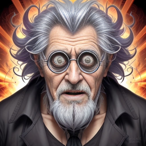 crazy looking grandpa